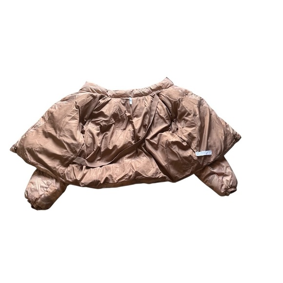 Fabletics Wander Cropped Puffer Jacket Camo Willow Bark  Plus Size 4XL NWT - Picture 5 of 13